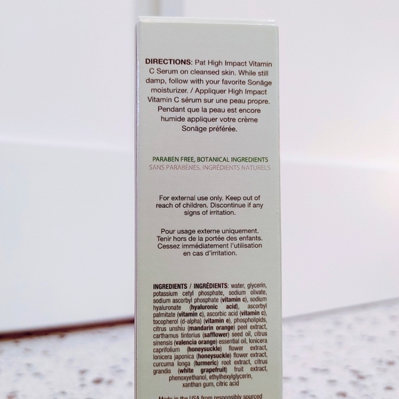 Sonage High Impact Vitamin C Serum 30 ml Full Size - Picture 3 of 6